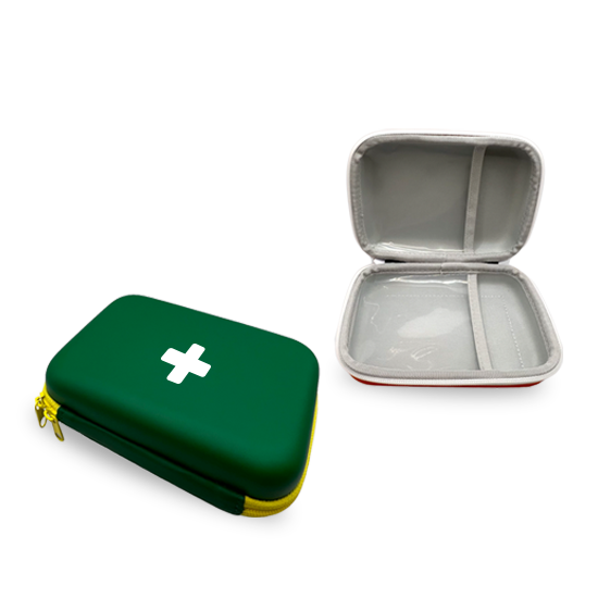 First Aid Cases with Clear Pouches